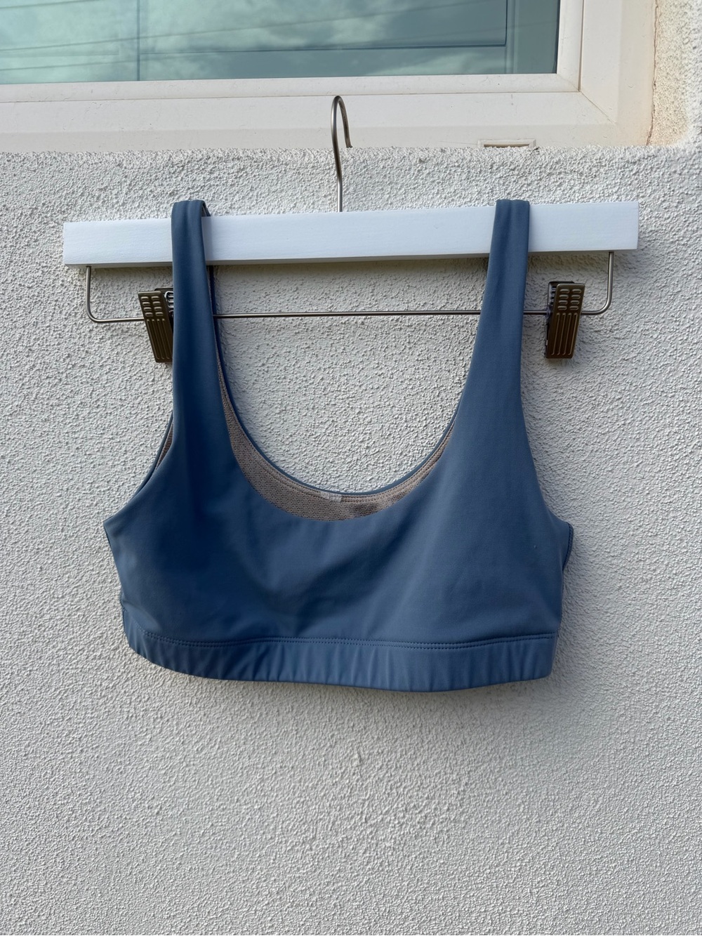 Vuori Blue Slate Scoop Sports Bra Daily Bra